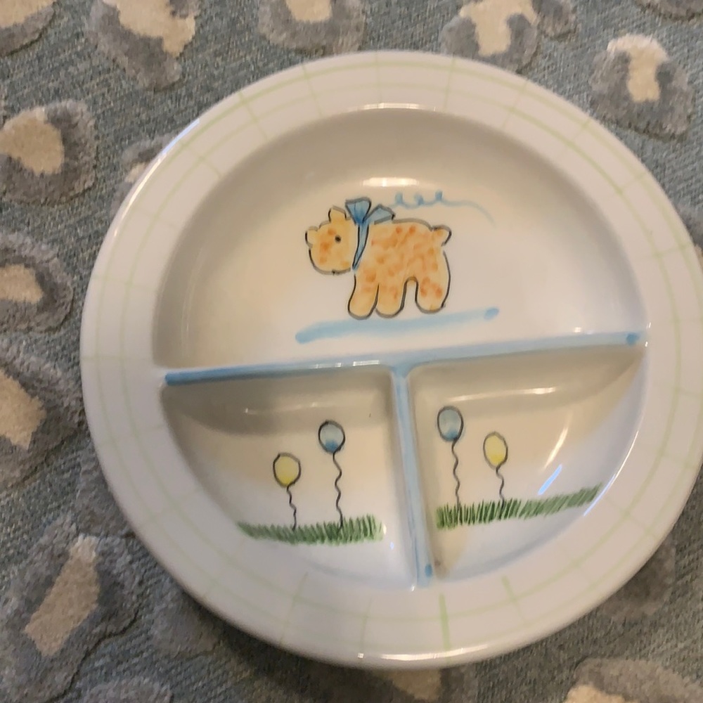 The Mane Lion ceramics baby dish